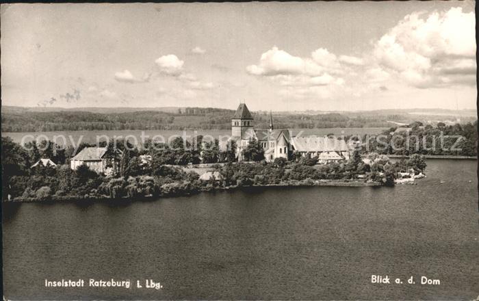 Ratzeburg Schleswig-Holstein Inselstadt Dom Fliegeraufnahme