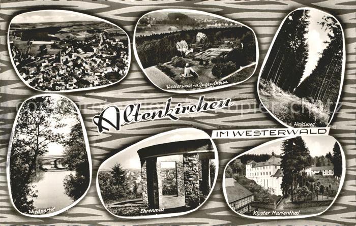 Altenkirchen Westerwald Total Jugendheim Fliegeraufnahme Waldweg Wiedpartie Ehre