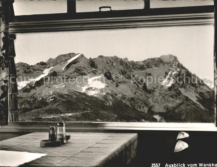 Partenkirchen Ausblick vom Wankhaus