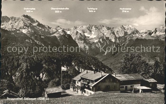GARMISCH-PARTENKIRCHEN Bayern Berggasthof Eckbauer