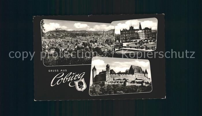 Coburg Bayern Totalansich Ehrenburg Veste