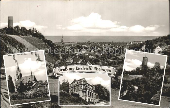 Kiedrich Stadtblick Kindererholungsheim Haus Quellenhof Burg