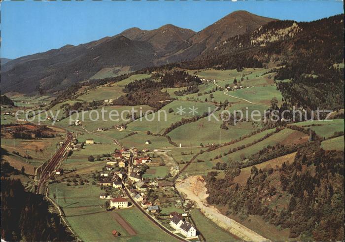 Wald Schoberpass Fliegeraufnahme