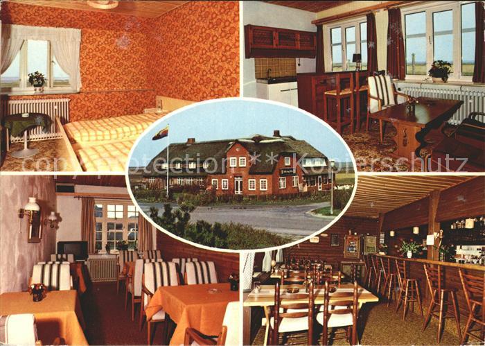 Rantum Sylt Soelring Hues Zimmer Gaststube Bar