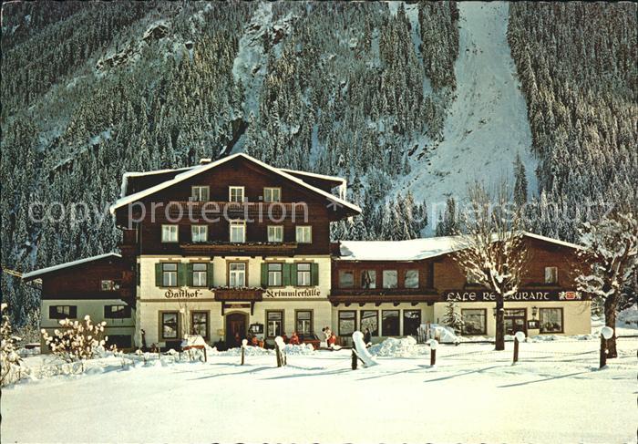 Krimml Gasthof Krimmlerfaelle Cafe Restaurant