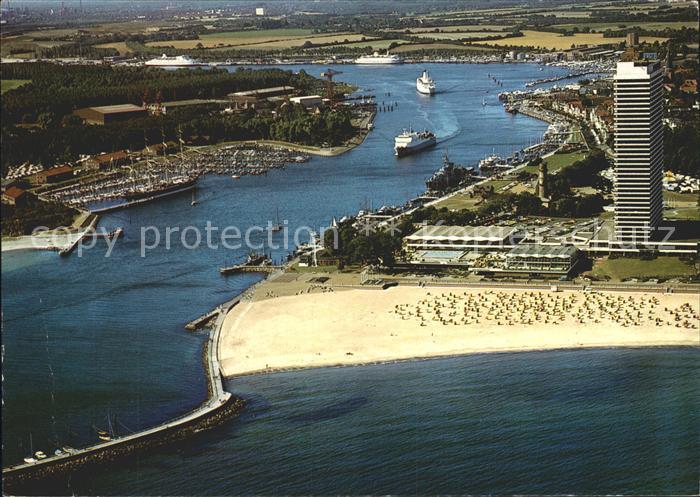 Travemuende Ostseebad Fliegeraufnahme