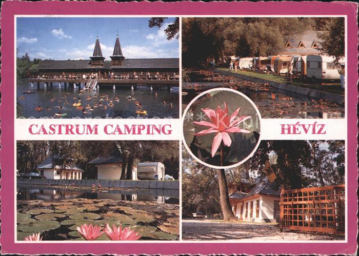 Heviz Castrum Camping Freibad Campingplatz Seerosenteich