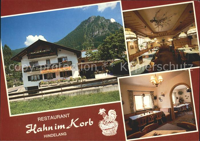 Hindelang Restaurant Hahn im Korb Gastraum