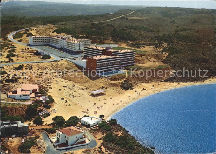 Menorca Playa Arenal d en Castell Hoteles Aguamarina y Topacio Fliegeraufnahme