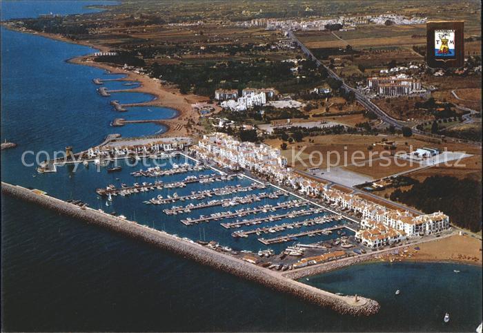 Marbella Andalucia Vista aerea del Puerto Banus