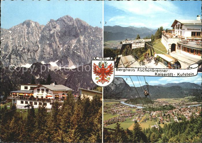 Kufstein Tirol Berghaus Aschenbrenner Kaiserlift Totalansicht