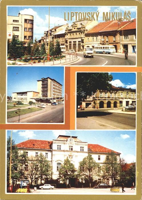 Liptovsky Mikulas Orts und Teilansichten Rathaus