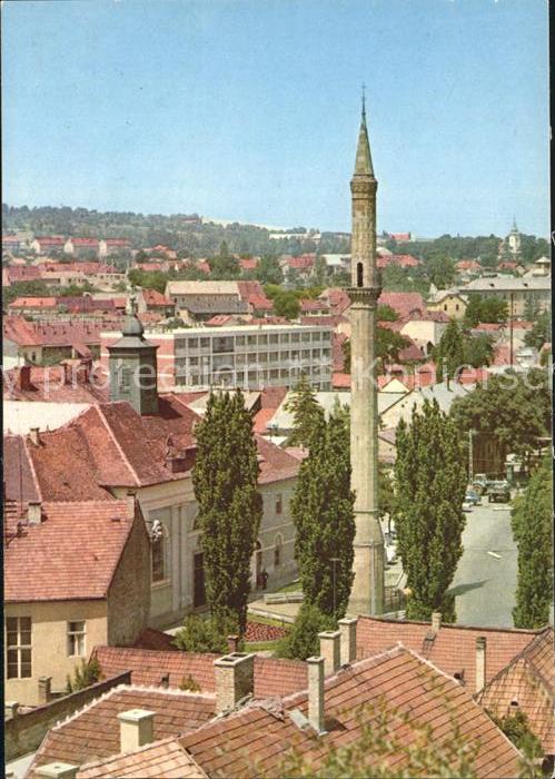 Eger Cheb Tschechien Stadtblick mit Minarett