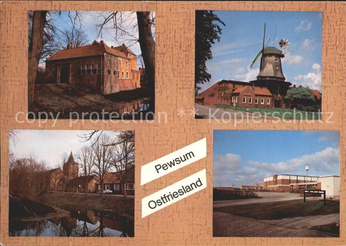 Pewsum Teilansichten Muehle Zentralmarkt