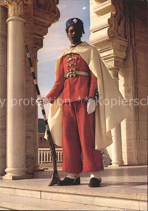 Rabat Marokko Garde de Mausole Mohammed V