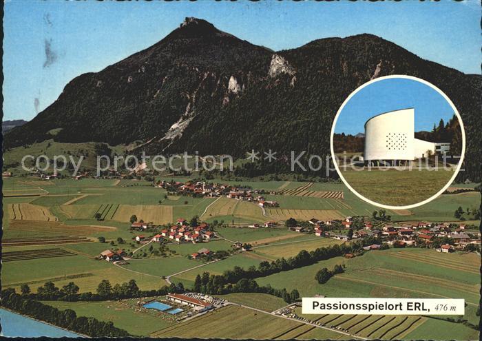 Erl Tirol Passionsspielhaus Totalansicht Fliegeraufnahme