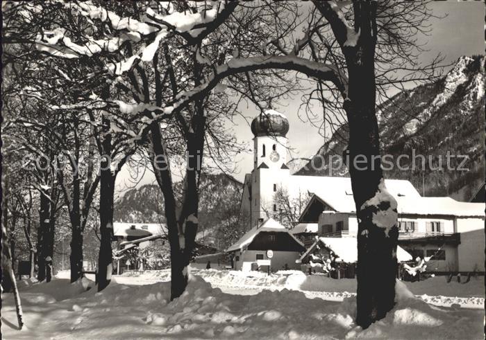 Bischofswiesen Kirche Winteridyll