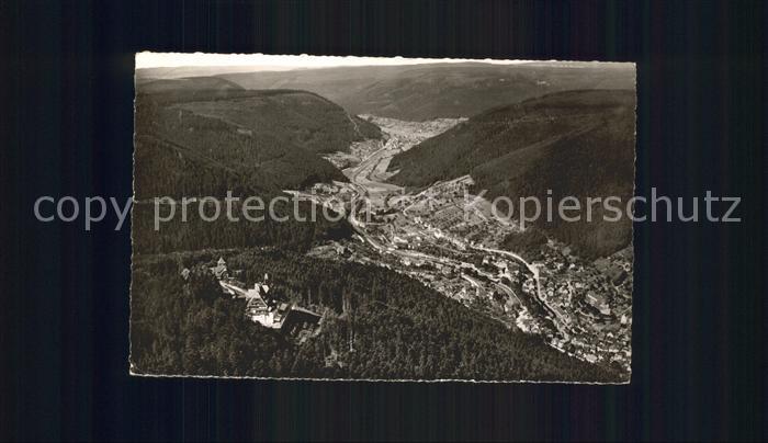 Wildbad Schwarzwald Fliegeraufnahme