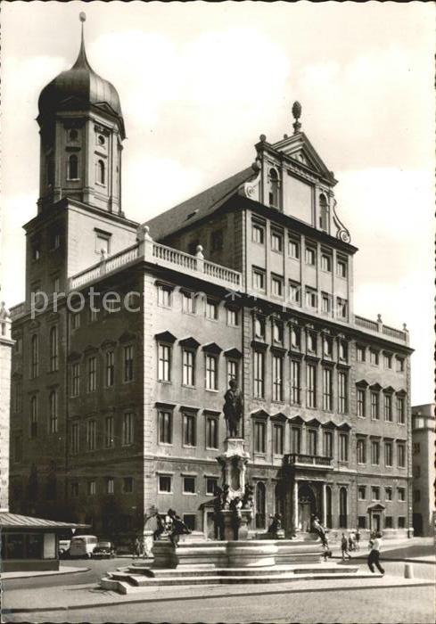 Augsburg Rathaus Brunnen
