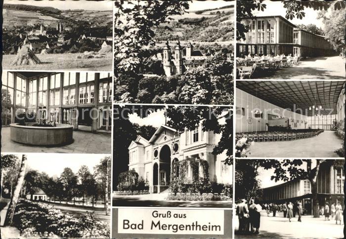 Bad Mergentheim Panorama Trinkhalle Kirche Kurhaus Konzertsaal