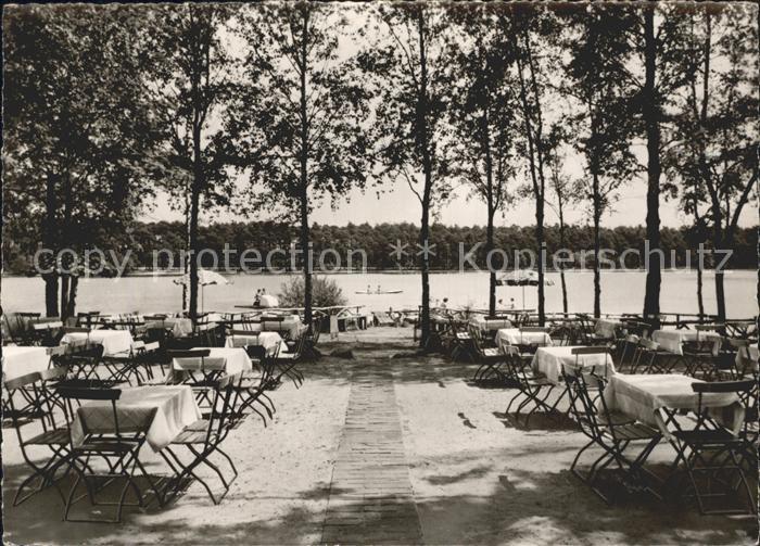 Rotenburg Wuemme Heideschaenke am Bullensee Terrasse