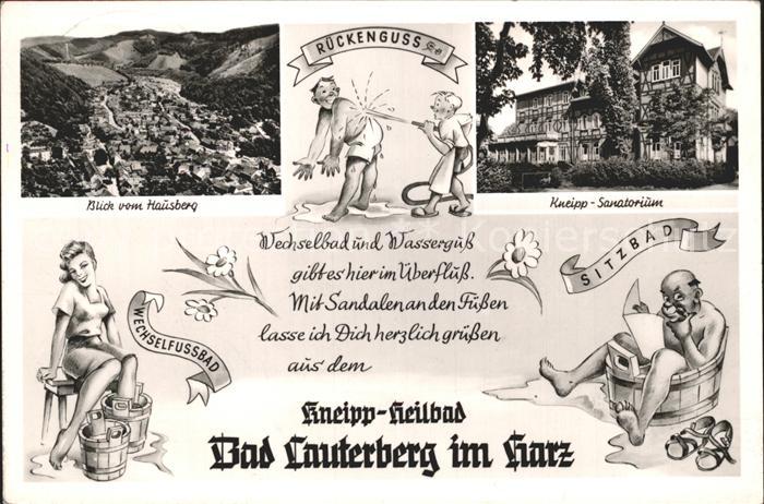 Bad Lauterberg Kneipp- Sanatorium Blick vom Hausberg