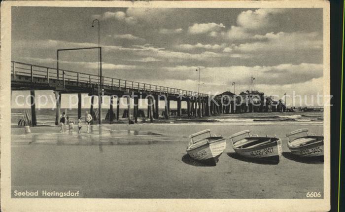 Heringsdorf Ostseebad Usedom Bruecke Strand