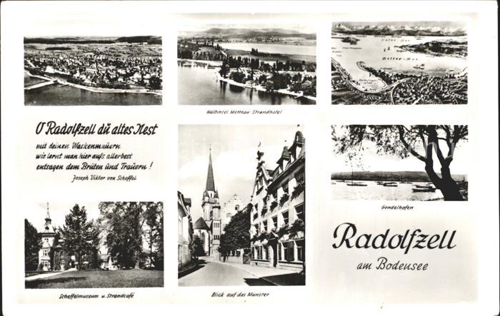 Radolfzell Bodensee Scheffelmuseum StrandCafe Muenster
