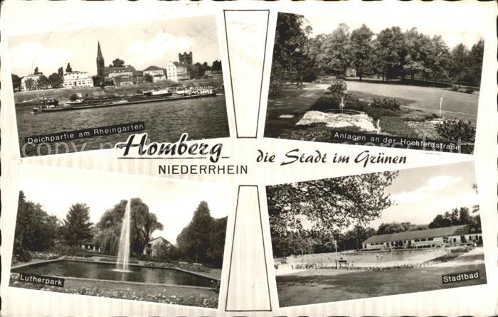 Homberg Duisburg Stadtbad Lutherpark Deichpartie