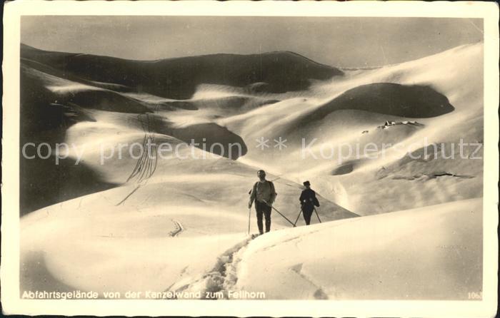 Kanzelwand Abfahrtsgelaende