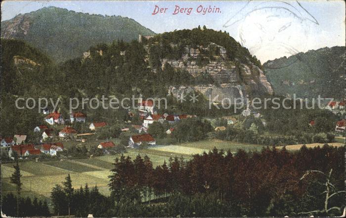 Oybin Sachsen Berg Dorfansicht