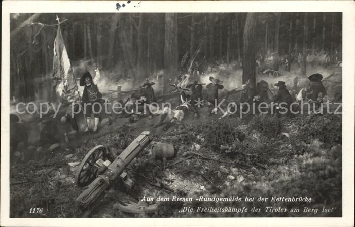 Tirol Region Freiheitskaempfe der Tiroler am Berg Isel