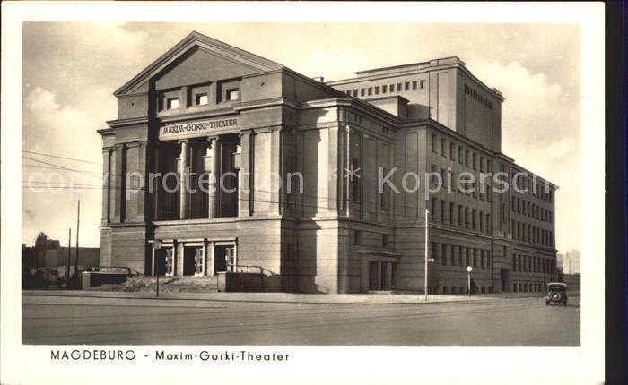 MAGDEBURG  CITY Maxim- Gorki- Theater