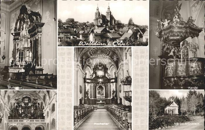 Wallduern Hochaltar Kanzel Orgel