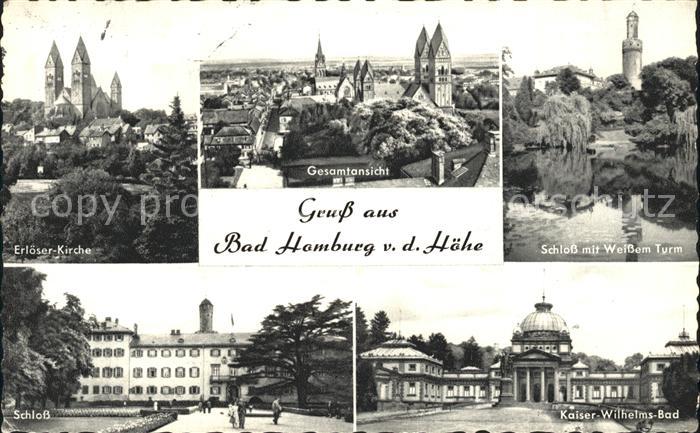 Bad Homburg Schloss Weisser Turm Erloeser- Kirche
