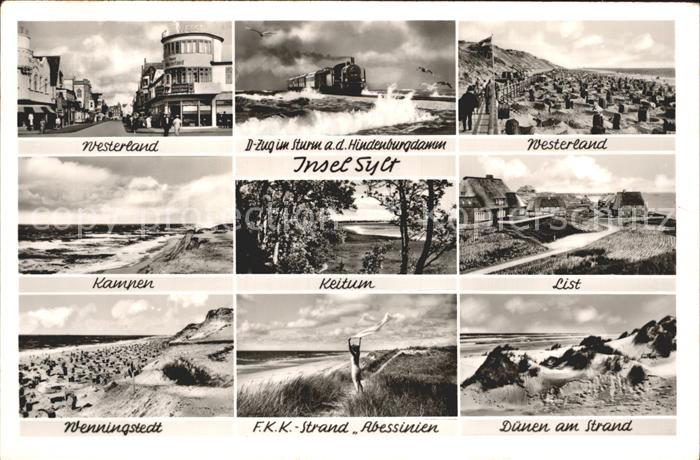 SYLT Insel Schleswig-Holstein List Westerland Kampen