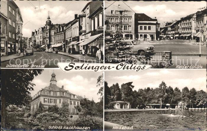 Solingen Keldersplatz Duesseldorfer Strasse Schloss Hackhausen