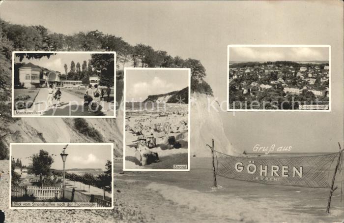 Goehren Ruegen Strand Musikpavillon Gesamtansicht