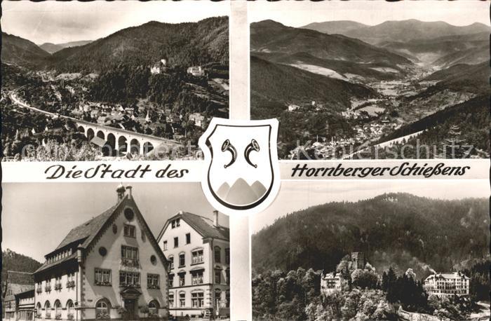 Hornberg Schwarzwald Bruecke Stadtansicht