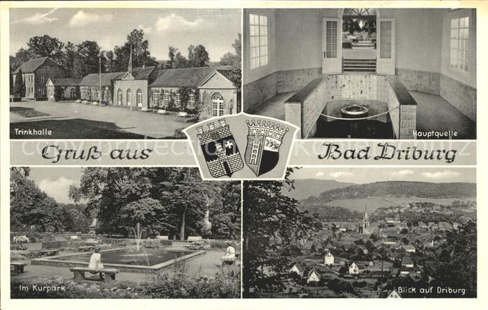 Bad Driburg Hauptquelle Trinkhalle Kurpark