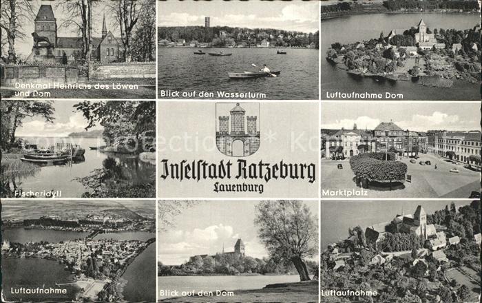 Ratzeburg Schleswig-Holstein Marktplatz Wasserturm Dom