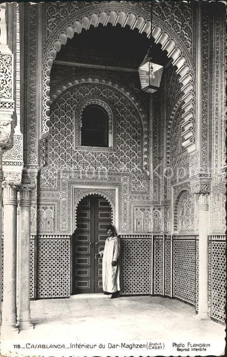 Casablanca Intérieur du Dar- Maghzen