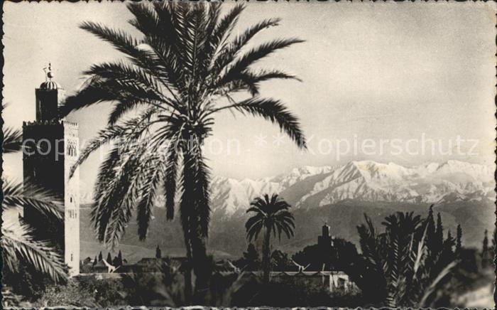 Marrakech Le Minaret de la Koutoubia