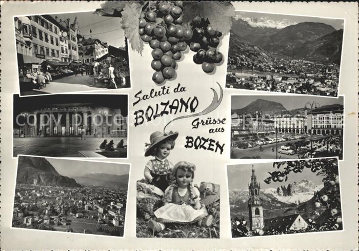 Bozen Suedtirol Gesamtansicht Kirche Markt