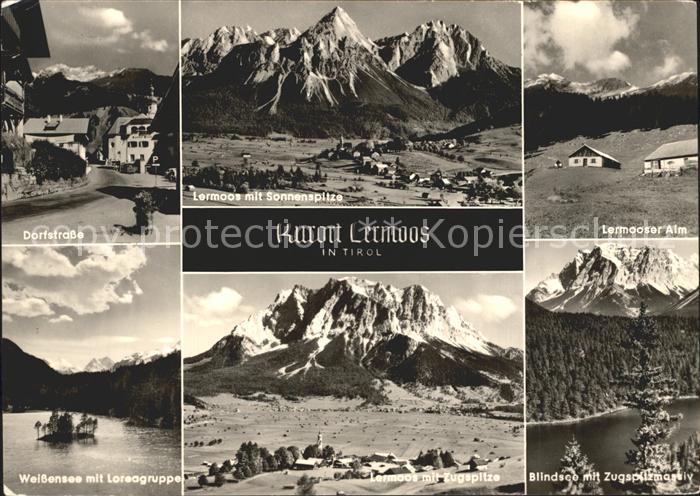 Lermoos Tirol Alm Weissensee Sonnenspitze Dorfstrasse