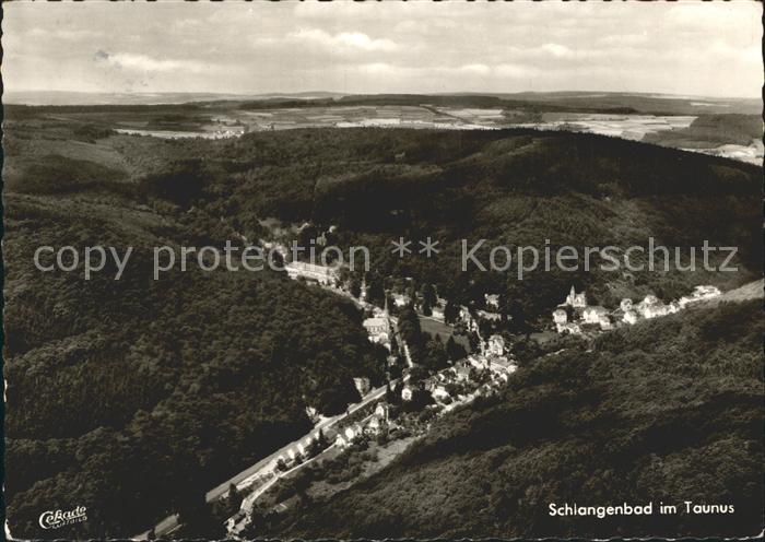 Schlangenbad Taunus Fliegeraufnahme