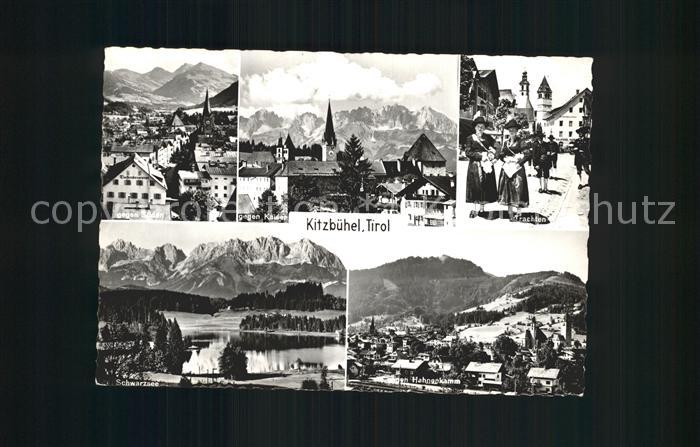 Kitzbuehel Tirol Schwarzsee gegen Sueden gegen Kaiser