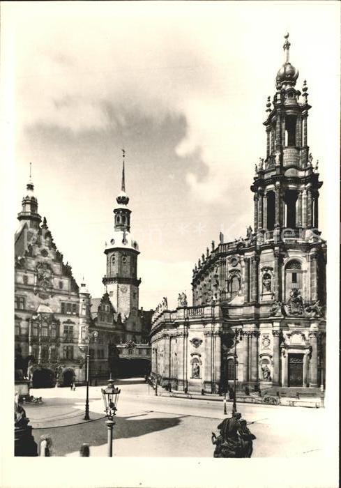 DRESDEN Elbe Katholische Hofkirche