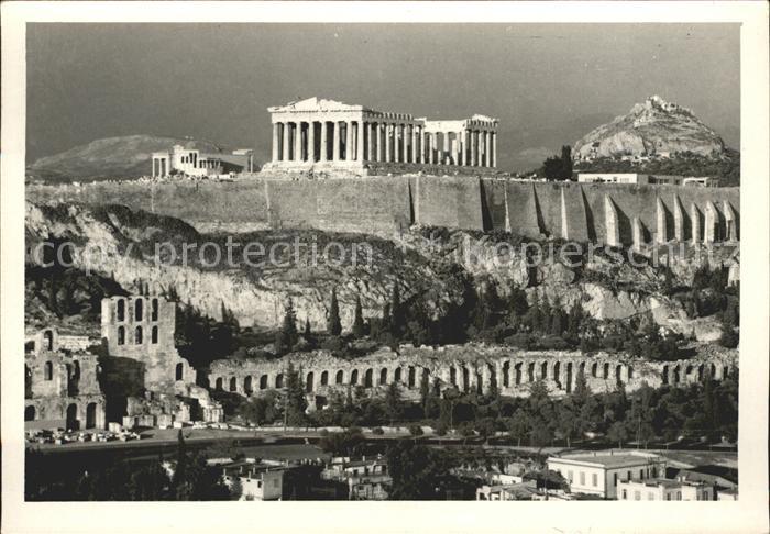 Athen Griechenland View of the Acropolis