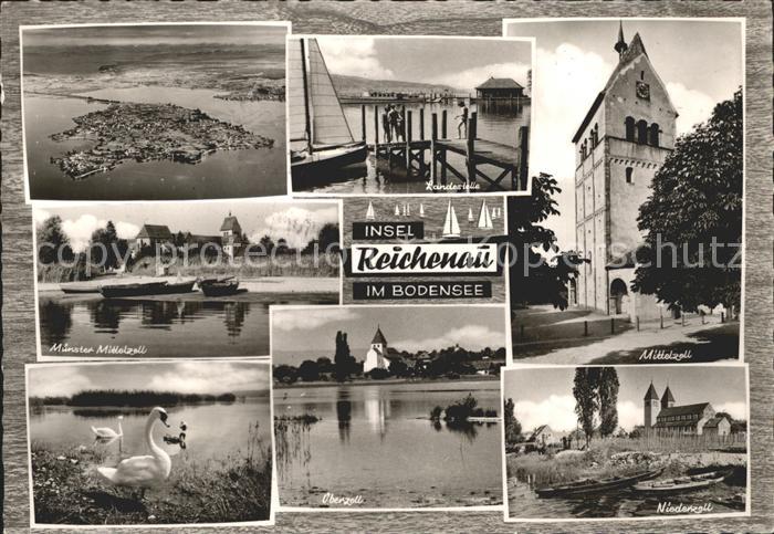 Reichenau Bodensee Fliegeraufnahme Niederzell Mittelzell ueberzell